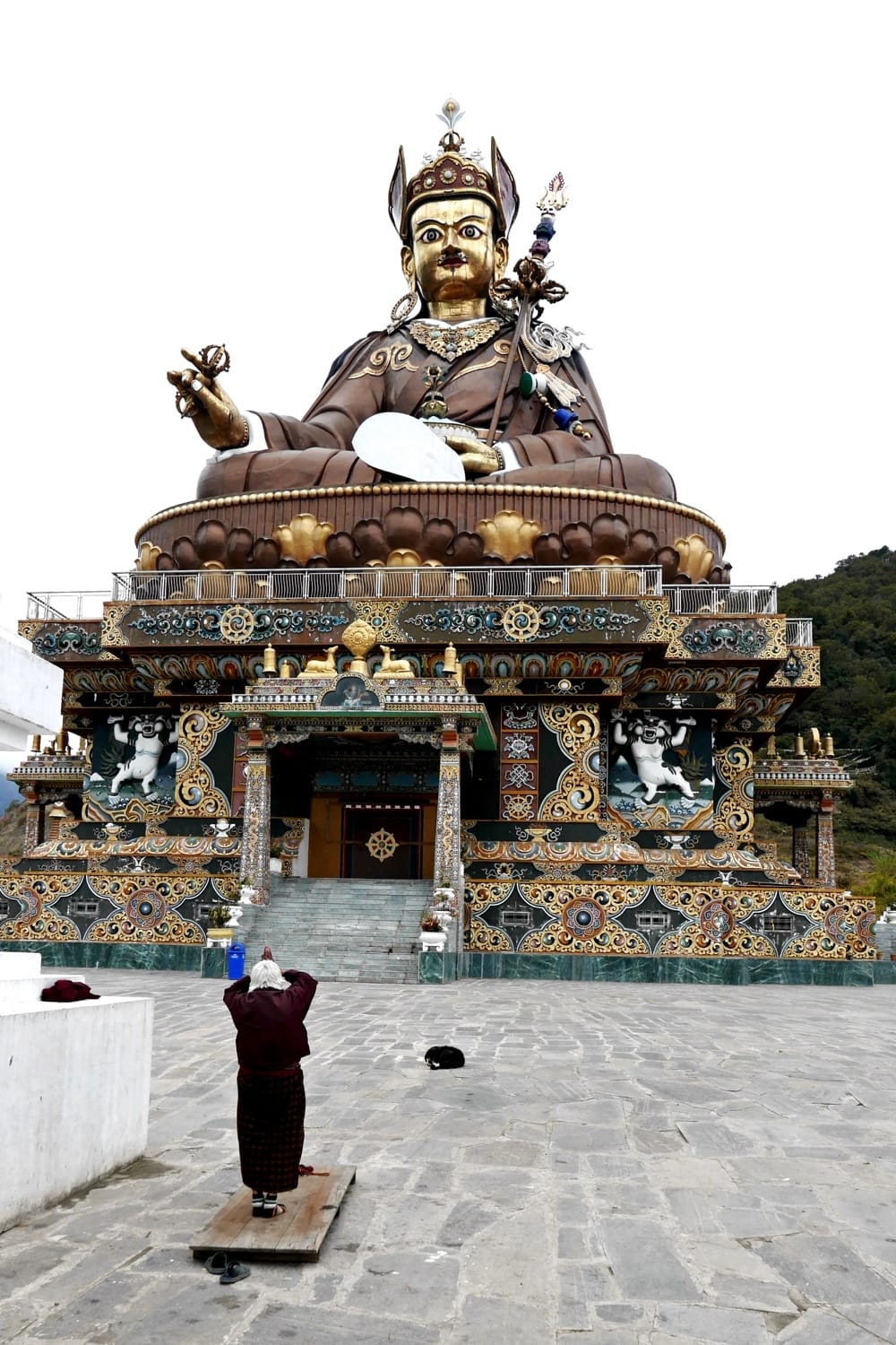 Padmasambhava Statue in Lhuntse, Ost-Bhutan